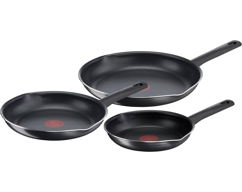 Tefal Dayon Fry pan, Set 20Cm & 24Cm & 28Cm, Black