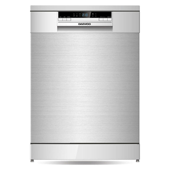 Daewoo Dish Washer A+,12 Set, 5Program, Stainless Steel