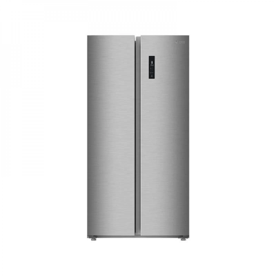 Daewoo, Side by side Refrigerators A+, Silver