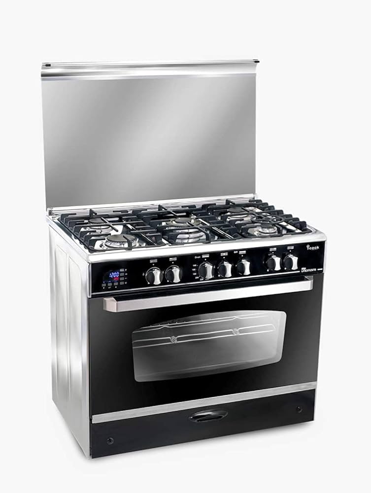 C9950SS/Unionair Gas Cookers 90 cm full option / Stainless / Full Safety 90 cm full