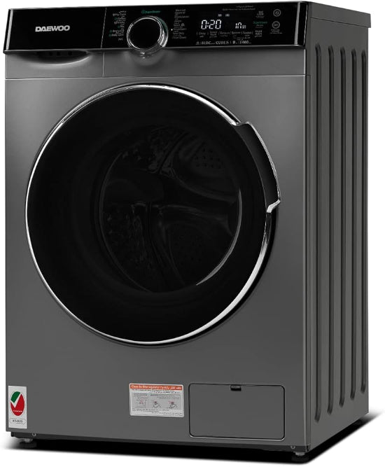 Daewoo washing machine on a white background