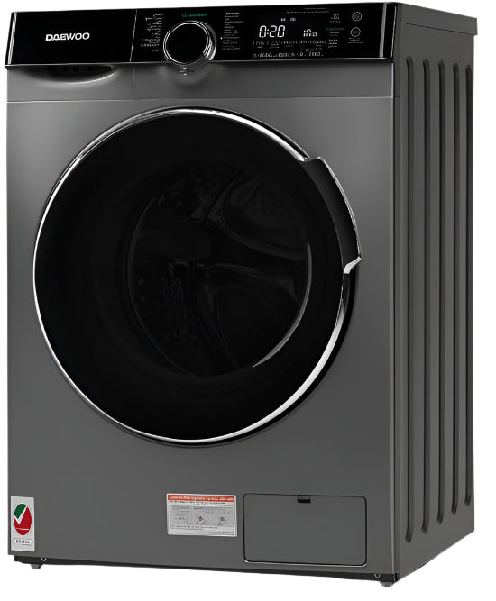 Daewoo washing machine on a white background