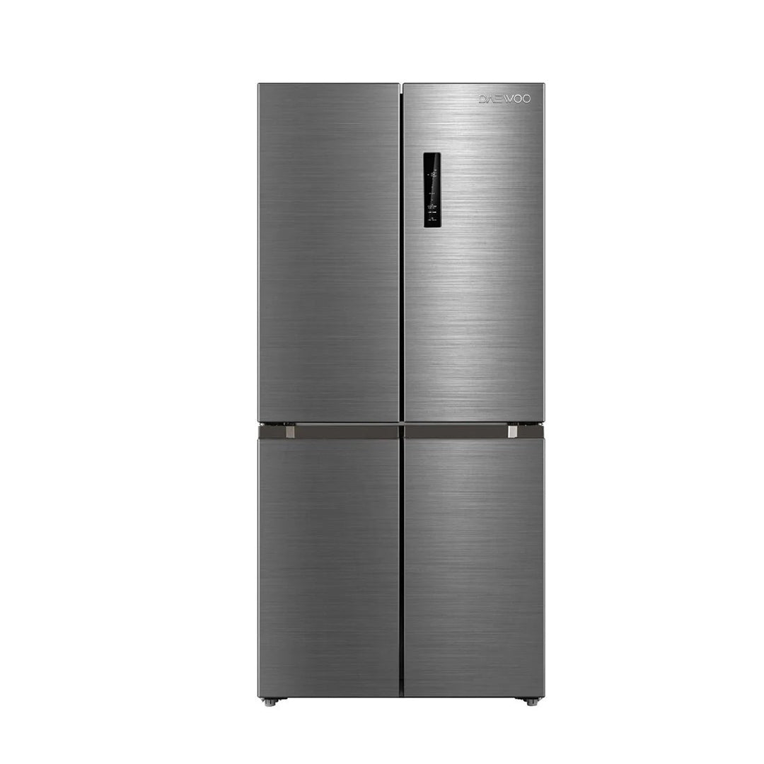 Daewoo Refrigerator Four Door, 503 Lit. Inverter Compressor, Digital, Stainless Steel