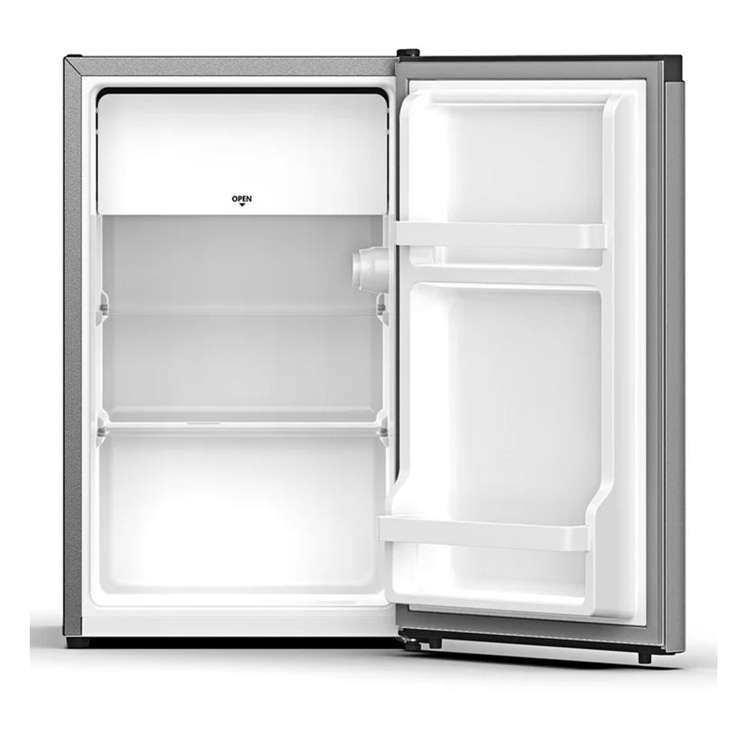 Daewoo Refrigerator Single Door, 85 Lit, Metal Handle, Stainless Steel, A+