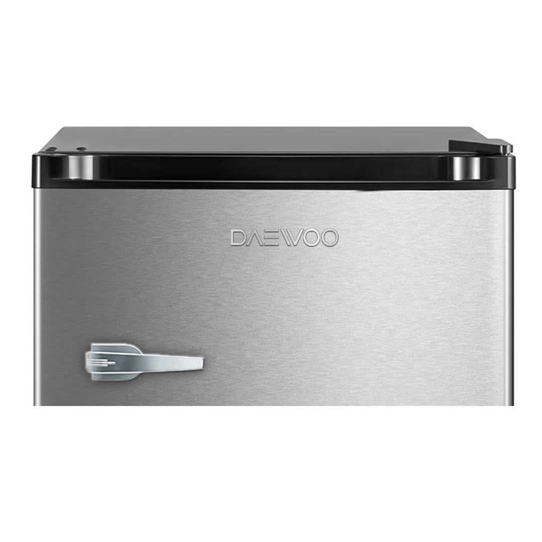 Daewoo Refrigerator Single Door A+, 85Lit, Metal Handle, Stainless Steel Daewoo Refrigerator Single Door A+, 85Lit, Metal Handle, Stainless Steel