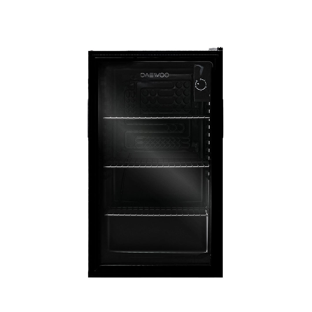 Daewoo Refrigerator Single Door Show Case, 91 Lit, Class Color, A+, Black