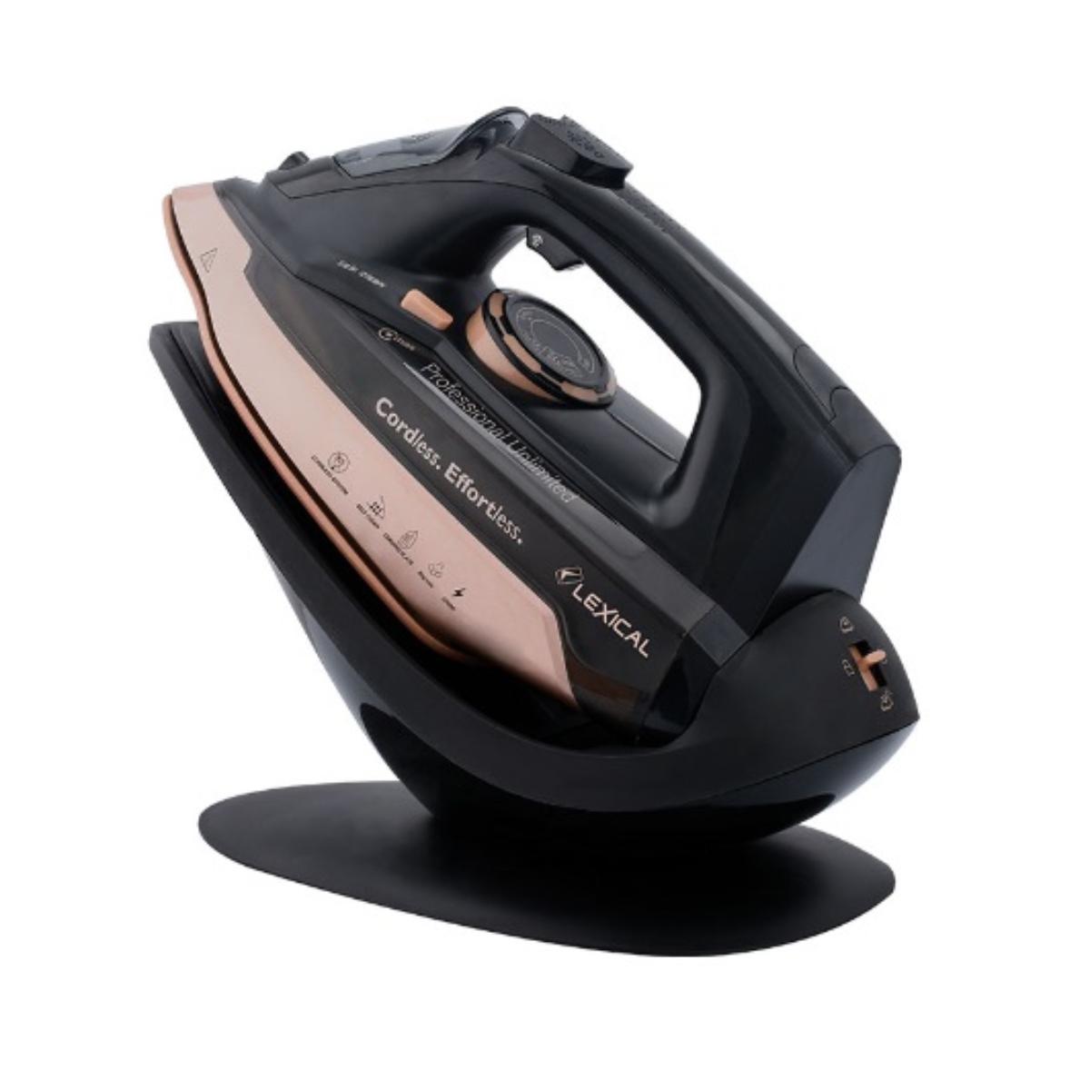 LSI-1010/LEXICAL Steam Iron  Cordless       2200W STEAM GENERATOR / 2200 WATTS / BLACK