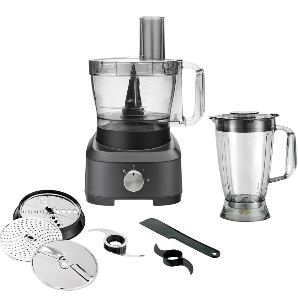 Spark Line Food Processor 4In1, 2Lit, 350Watts, Black
