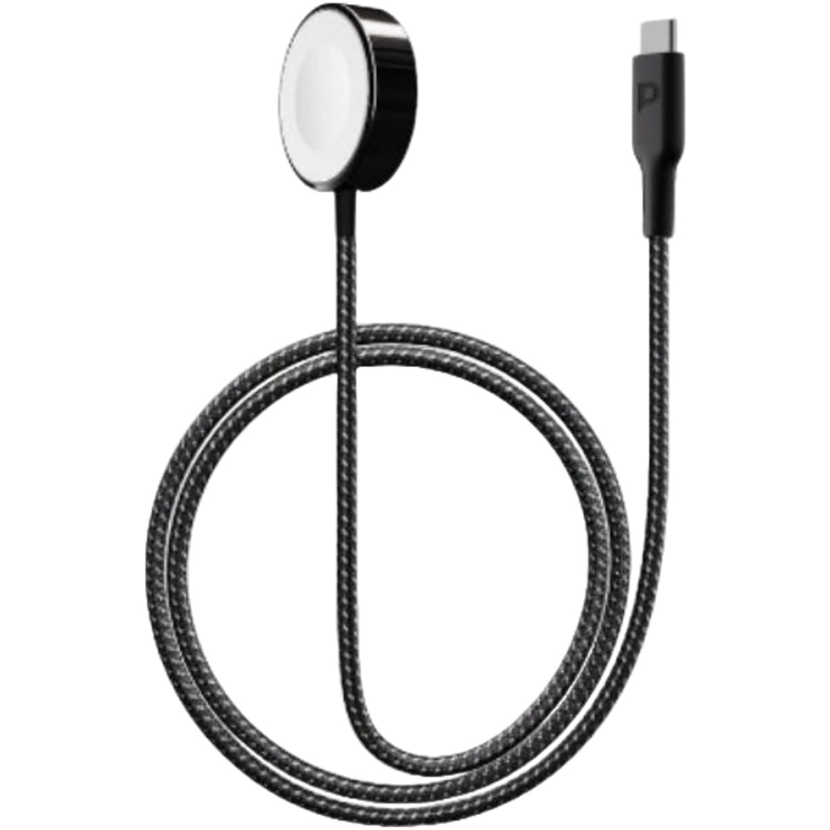 Powerology Braided Type-C Apple Watch Charger 1.2M 5W — Black
