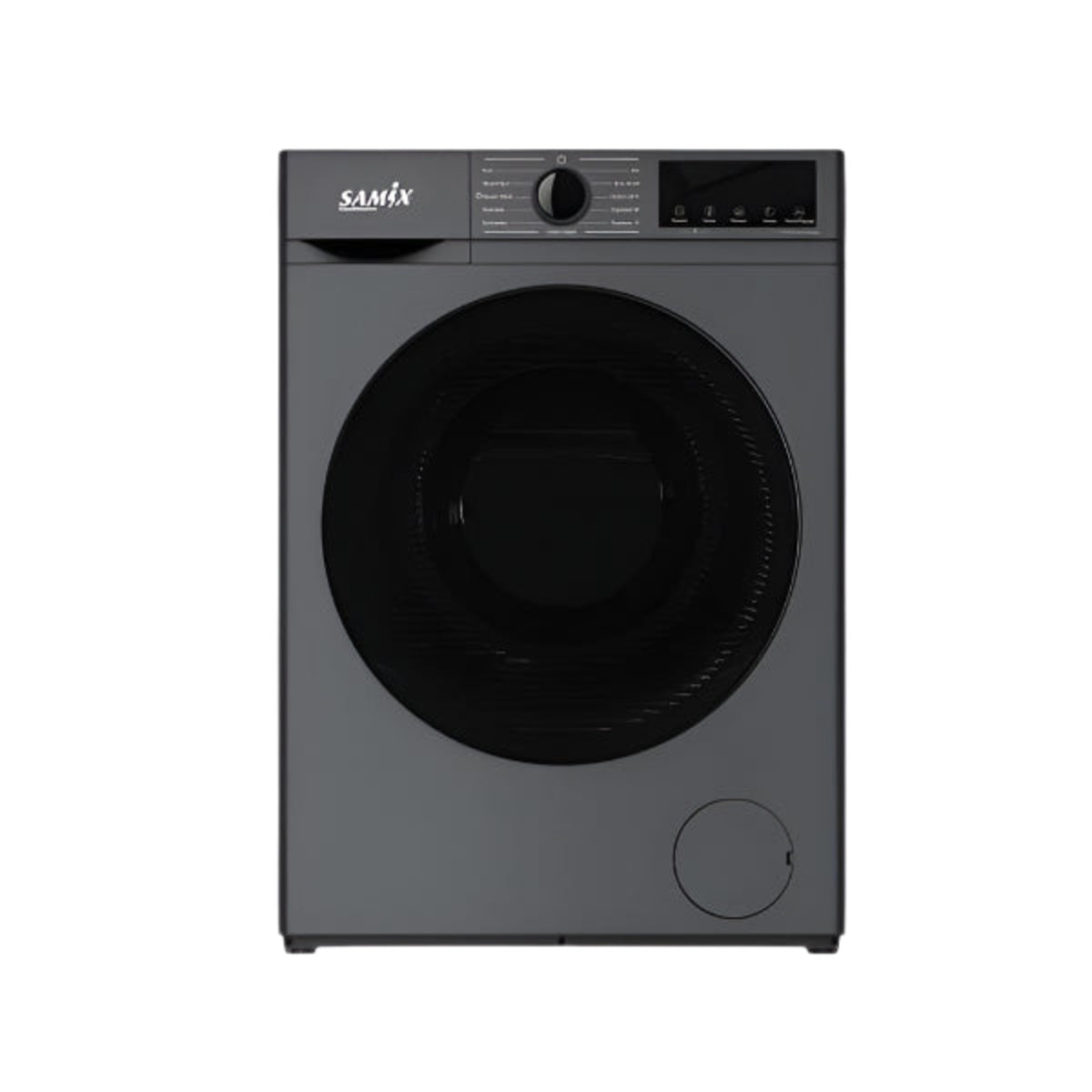 Samix Front Load Washing Machine 8KG 1400RPM Dark Grey — SNK-WM8KGB