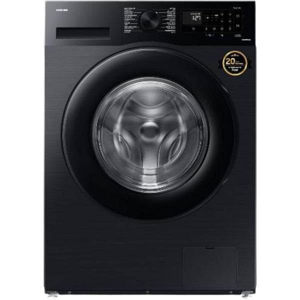 Samsung 9KG Front Load Washing Machine with Eco Bubble, Black (WW90TA046AX)