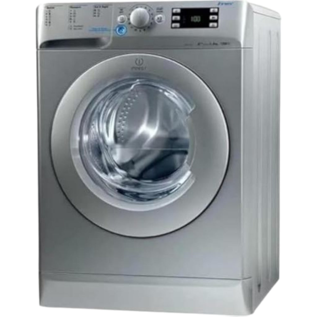 Indesit Front Load Washing Machine 8KG 1200RPM A+++ Silver