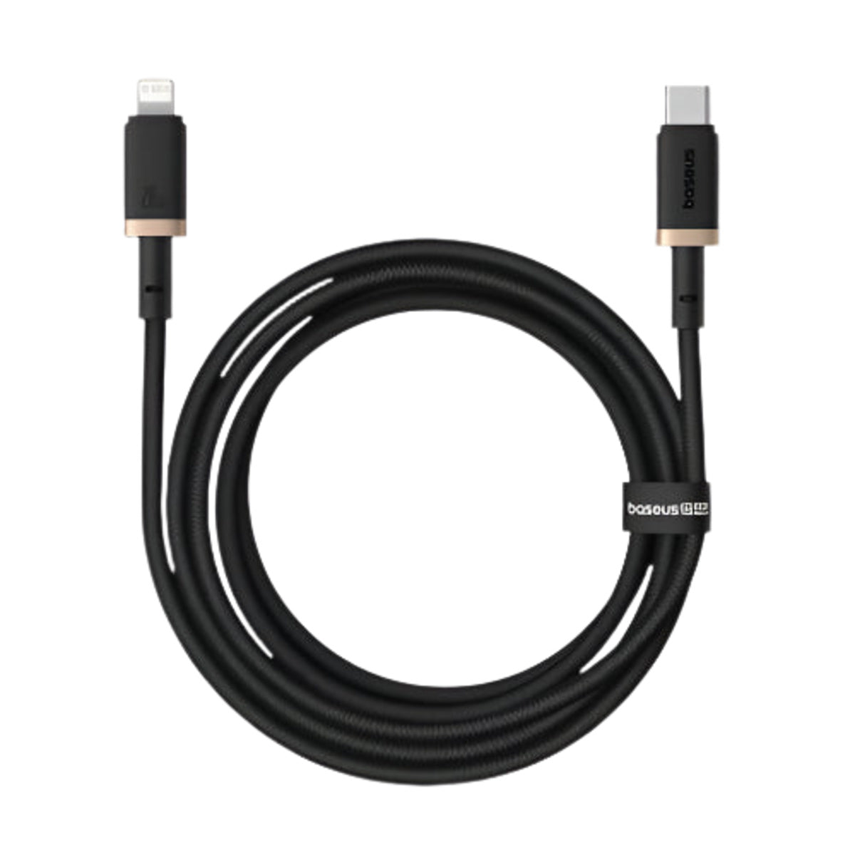 Baseus Dura Series USB-C to Lightning Fast Charging Cable, 20W, 2m, Black/Gold