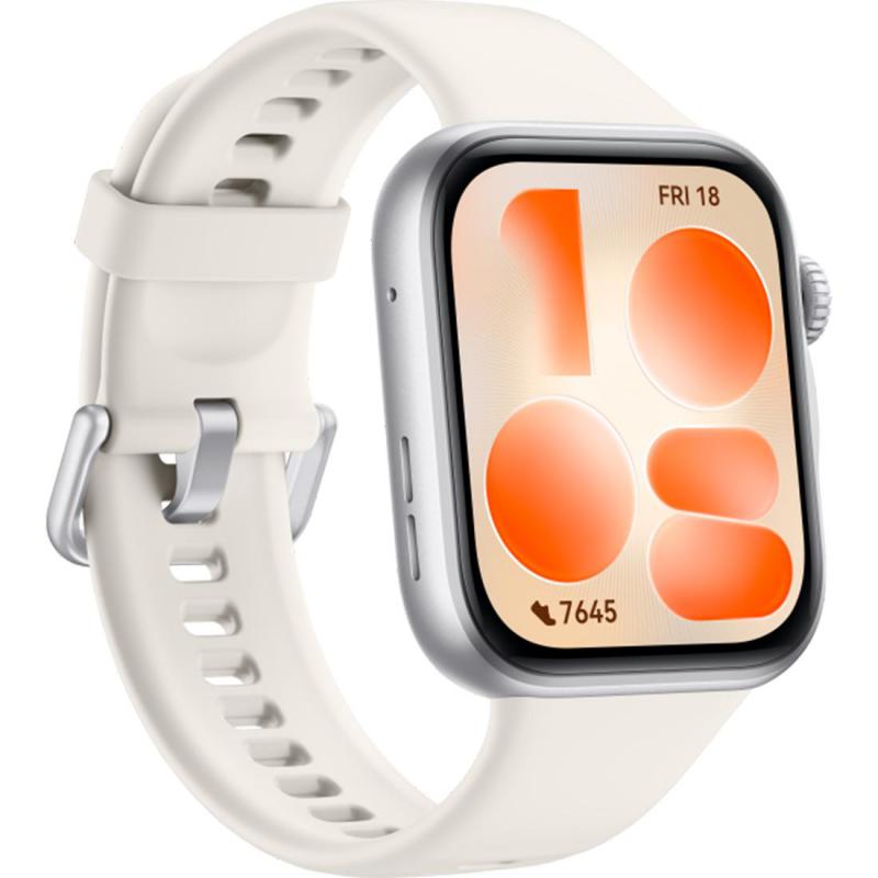 Huawei Fit Smart Watch 5, 10Days Battery Life, Works with Android & IOS, Silver