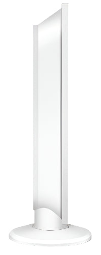 White cylindrical object on a white background