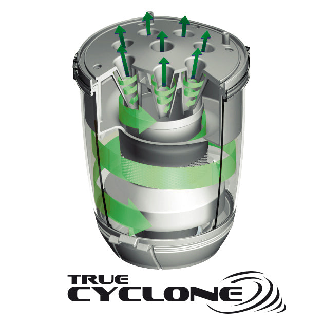 Trisa Vacuum Cleaner, True Cyclone Comfort Clean, 800Ml, 700Watts, Green