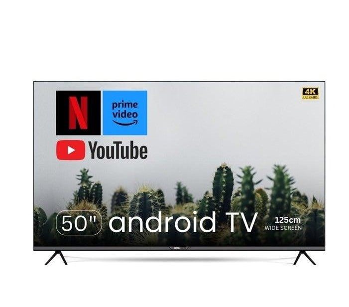 National LED TV 50Inch 4K, Smart Android TV, 2HDMI & 1USB, Built in Wifi