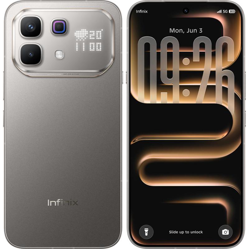 Infinix Note 60 PRO 5G, 8GB & 256GB, 6.78Inch, 6500Mah, Mist Titanium