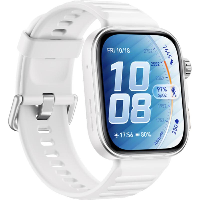 Huawei Smart Watch Fit 5Pro, Up to 10Days Battery Life, Works with Android & IOS, White