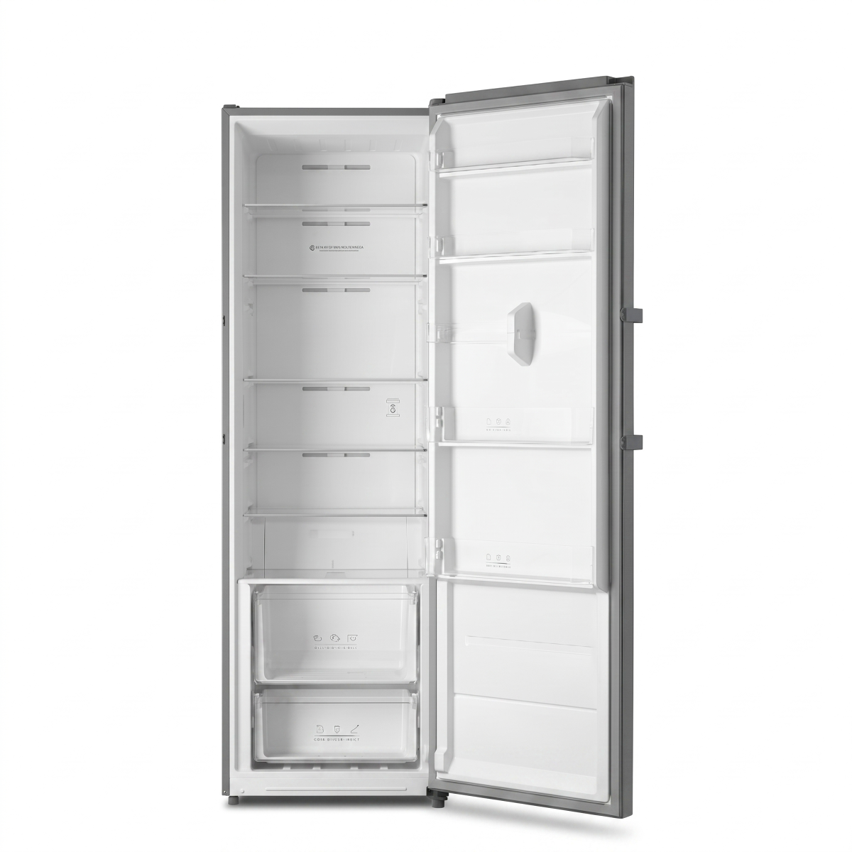 Teka Free Standing Single Door Fridge, 362Lit, Stainless Steel