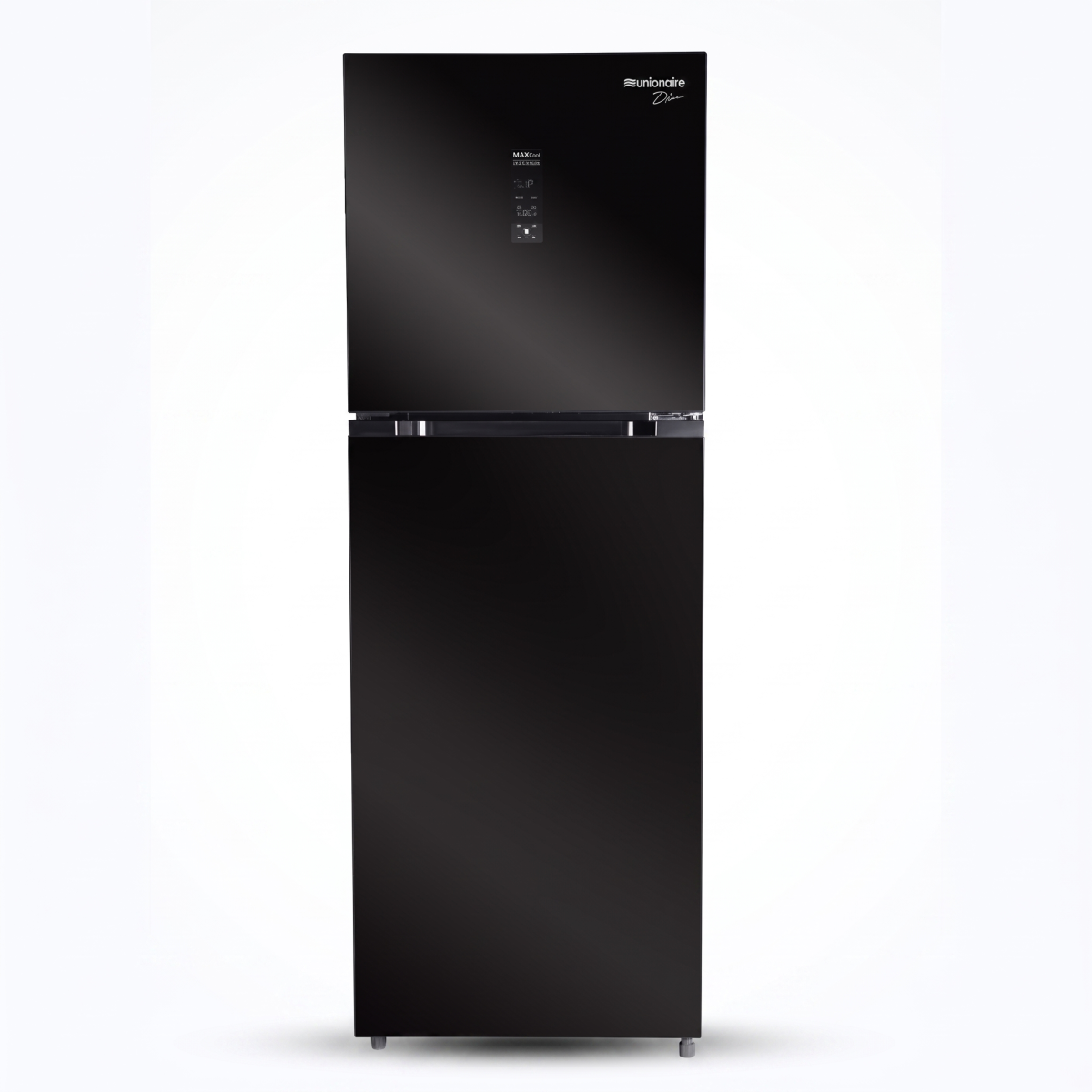 Unionair Top Mount Refrigerator, Two door No frost, 440Lit, Black