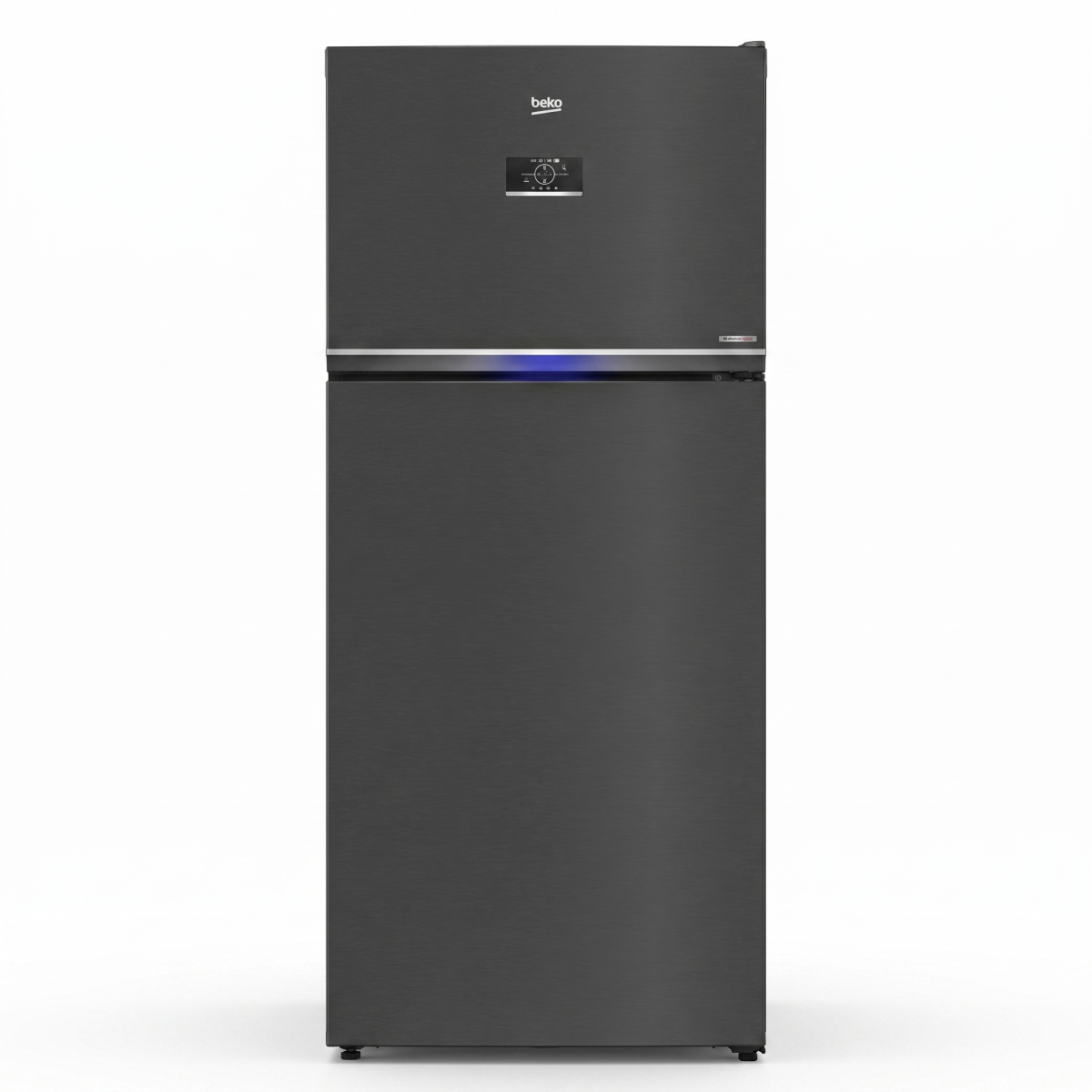 Beko Top Mount Refrigerator A+, 650Lit, Dark Inox