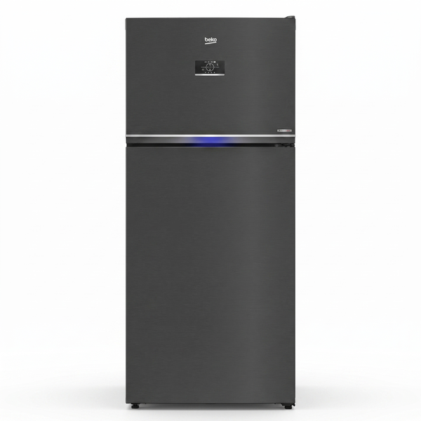 Beko Top Mount Refrigerator A+, 650Lit, Dark Inox