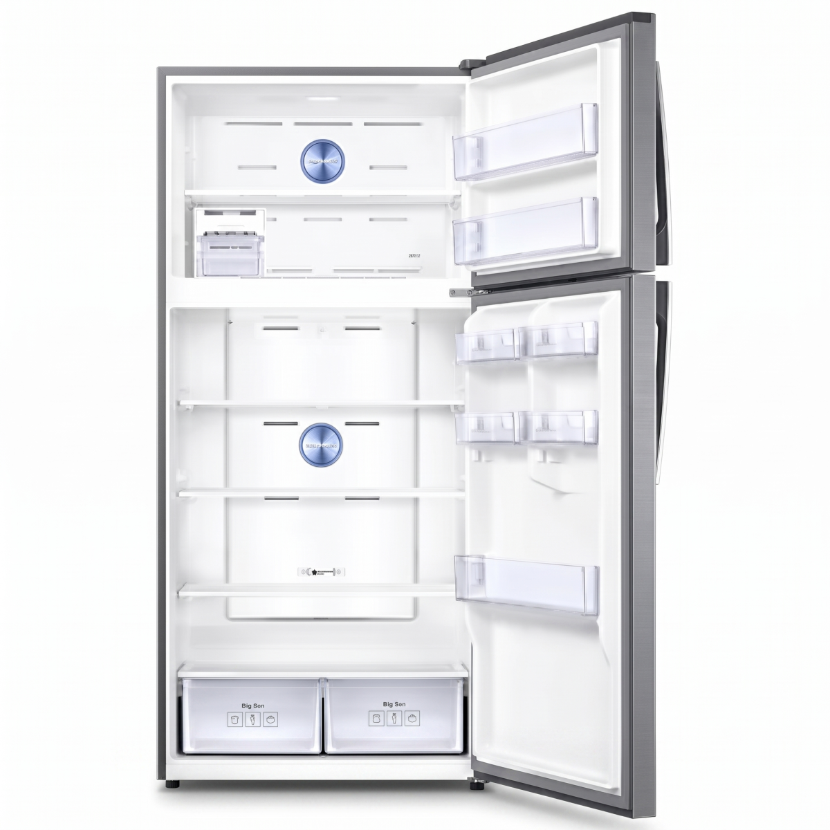 Samsung Refrigerator Top Mount Freezer A+, Twin Cooling, 580Lit, Silver
