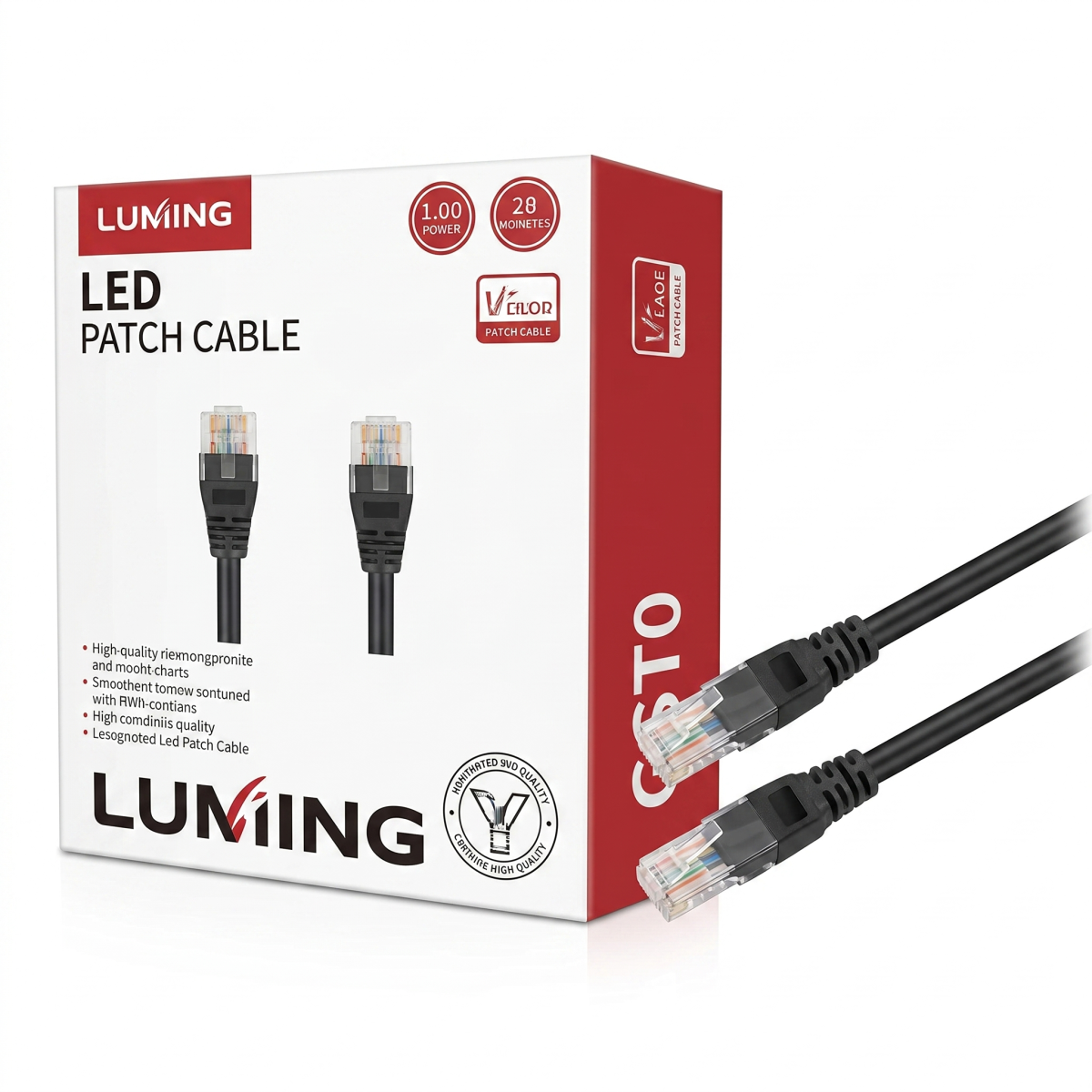 HAING Cat8 Ethernet Network Cable 3M — Model HI-0801-CAT8-3M