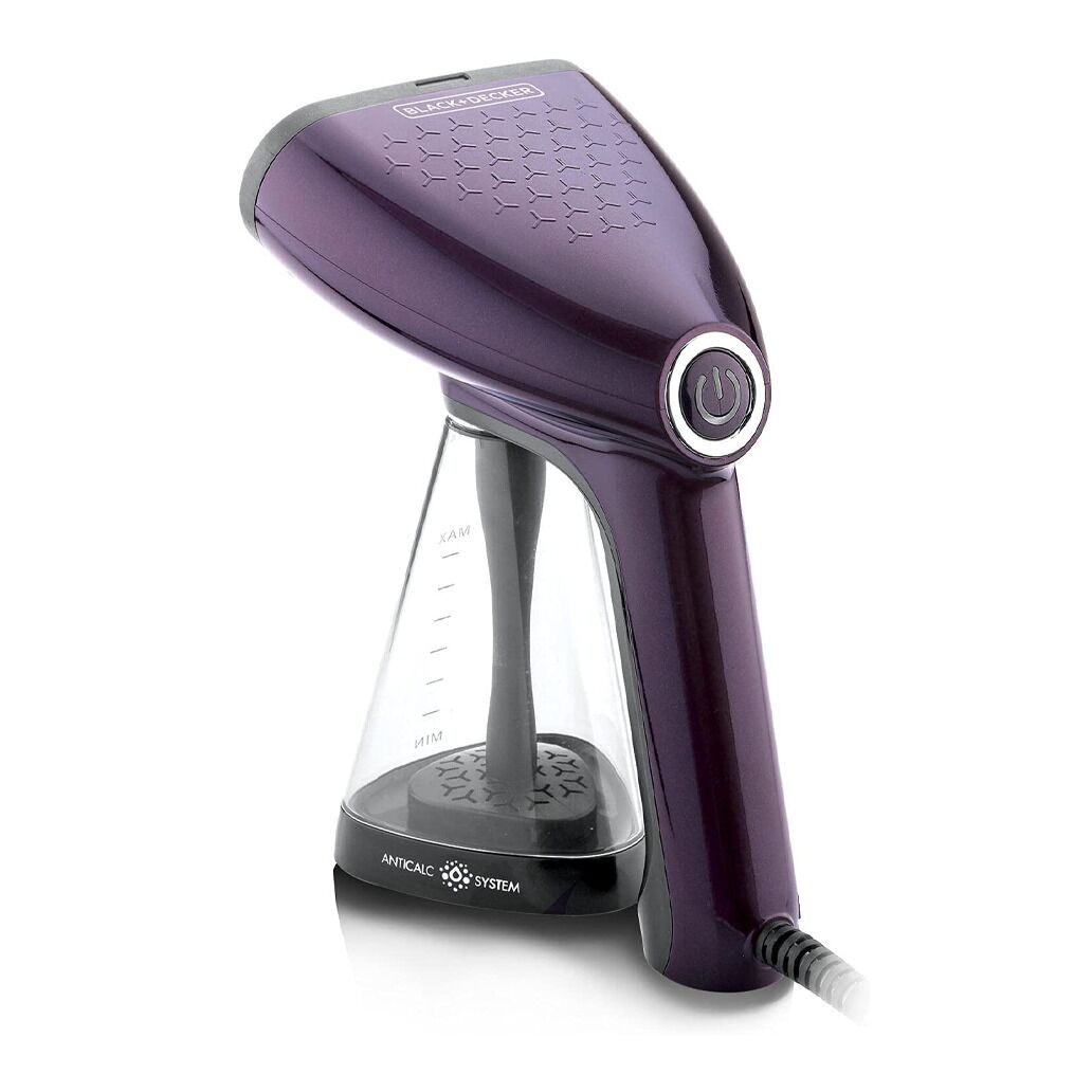 Black & Decker Portable Garment Steamer, 1500Watts, Purple