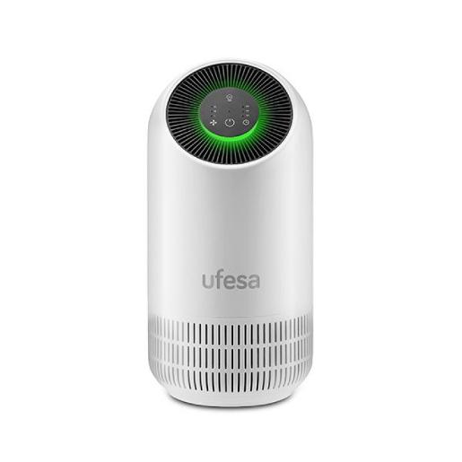 Ufesa Air Purifierwith3-layer filtering system: Pre filter + Active carbon filter + HEPA filterWhitecolor