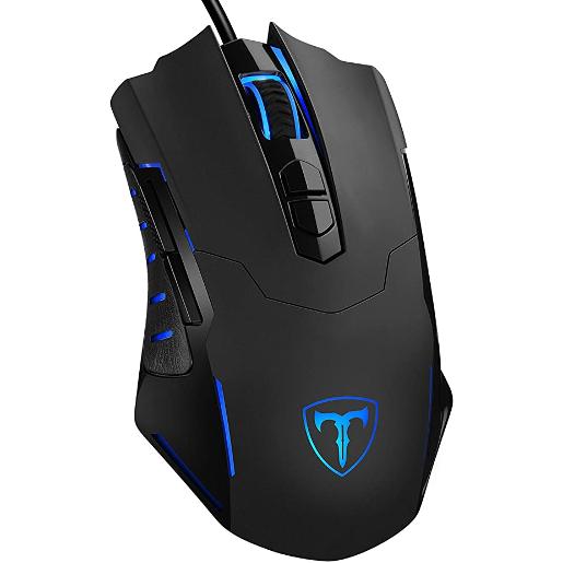 AMAZONBASICS BLACK WIRED COMPUTER MOUSE