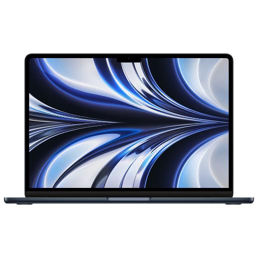 A/Apple 13-inch MacBook Air: Apple M2 chip with 8-core CPU and 10-core GPU, 512GB - Midnight