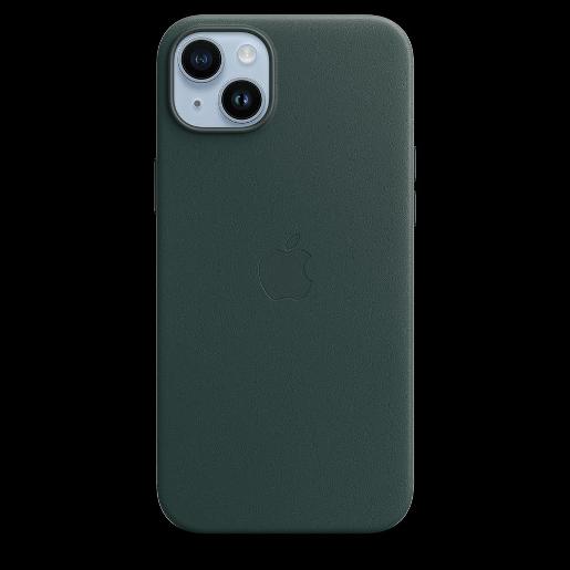 APPLE IPHONE 14 PLUS LEATHER CASE WITH MAGSAFE - FOREST GREEN