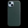 APPLE IPHONE 14 LEATHER CASE WITH MAGSAFE - FOREST GREEN