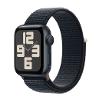 A /Apple Watch SE GPS 44mm Midnight Aluminium Case with Midnight Sport Loop