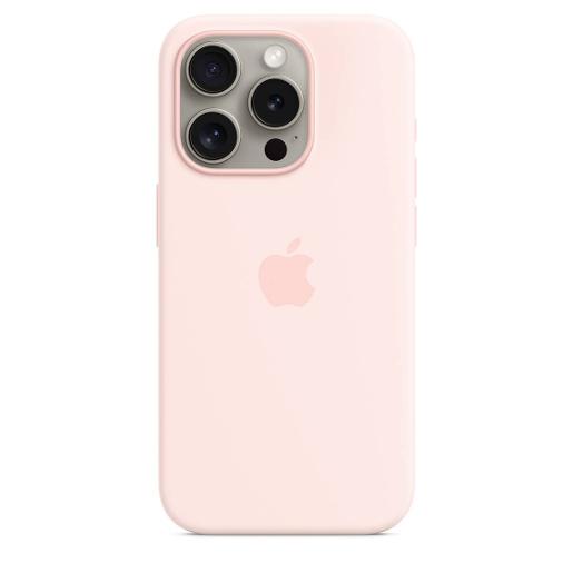 A /iPhone 15 Pro Silicone Case with MagSafe  Light Pink