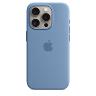 A /iPhone 15 Pro Silicone Case with MagSafe  Winter Blue