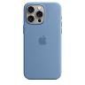 A /iPhone 15 Pro Max Silicone Case with MagSafe  Winter Blue