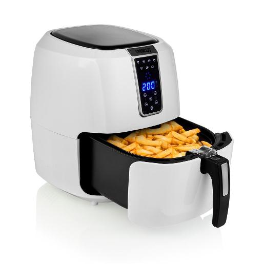 PRNINSEES Digital Air Fryer Xl Family White High-Speed Air Convention No Oil Needed