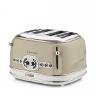 03 / Ariete Toaster 4 slice,1600W,Functions: delete/ defrost/heating,6 toasting  levels,Beige, A