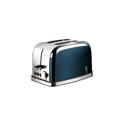BerlingerHaus Toaster 2 slice,7 toasting Levels,Aquamarine,Power 850W ,functions :Reheat/D