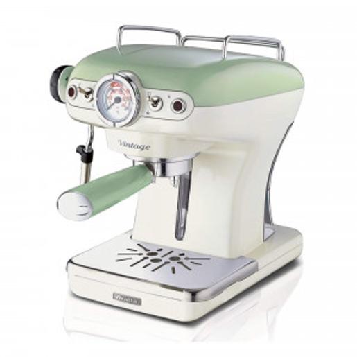 14 / Ariete Espresso machine 900W,Pastel green Tank capacity: 0,9 lt, Dual-function filter for