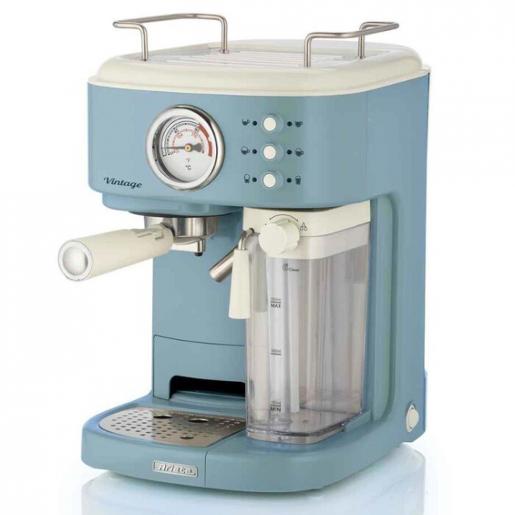 15 / Ariete Espresso maker 20bar pump pressure,Blue, Water tank capacity 1.5lt,Milk tank capaci