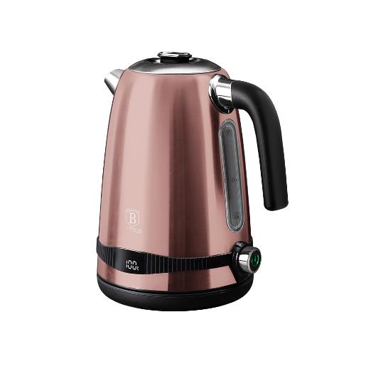 BerlingerHaus Kettle 2200W, 1.7L, Rose Gold, Auto switch off when at selected temperature,