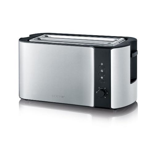 SEVERN toaster Automatic 4-slice Slot Toaster | Color: Steel
