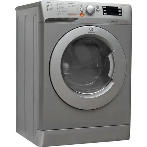Indesit Washer and Dryer 7kg+5kg silver, 16 Programs, Child Lock, 1400 RPM, A+++