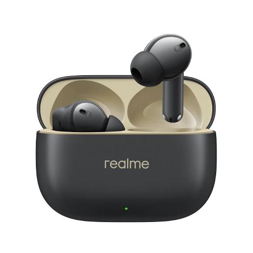 T300-BK/Realme BUDS-Wireless in-Ear Earbuds with 30dB ANC, stylish  BLACK