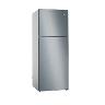 BOSCH free-standing fridge-freezer with freezer at top 186 x 70 cm Stainless steel look
