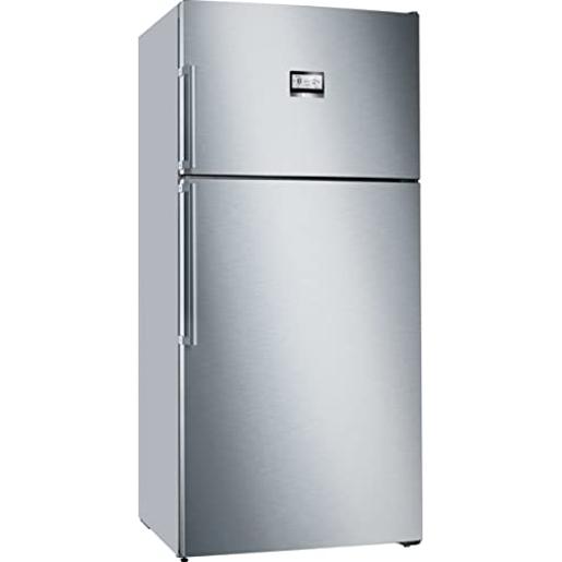 Bosch Bottom fridge with freezer 186x86 cm Stainless steel (with anti-fingerprint) 684L